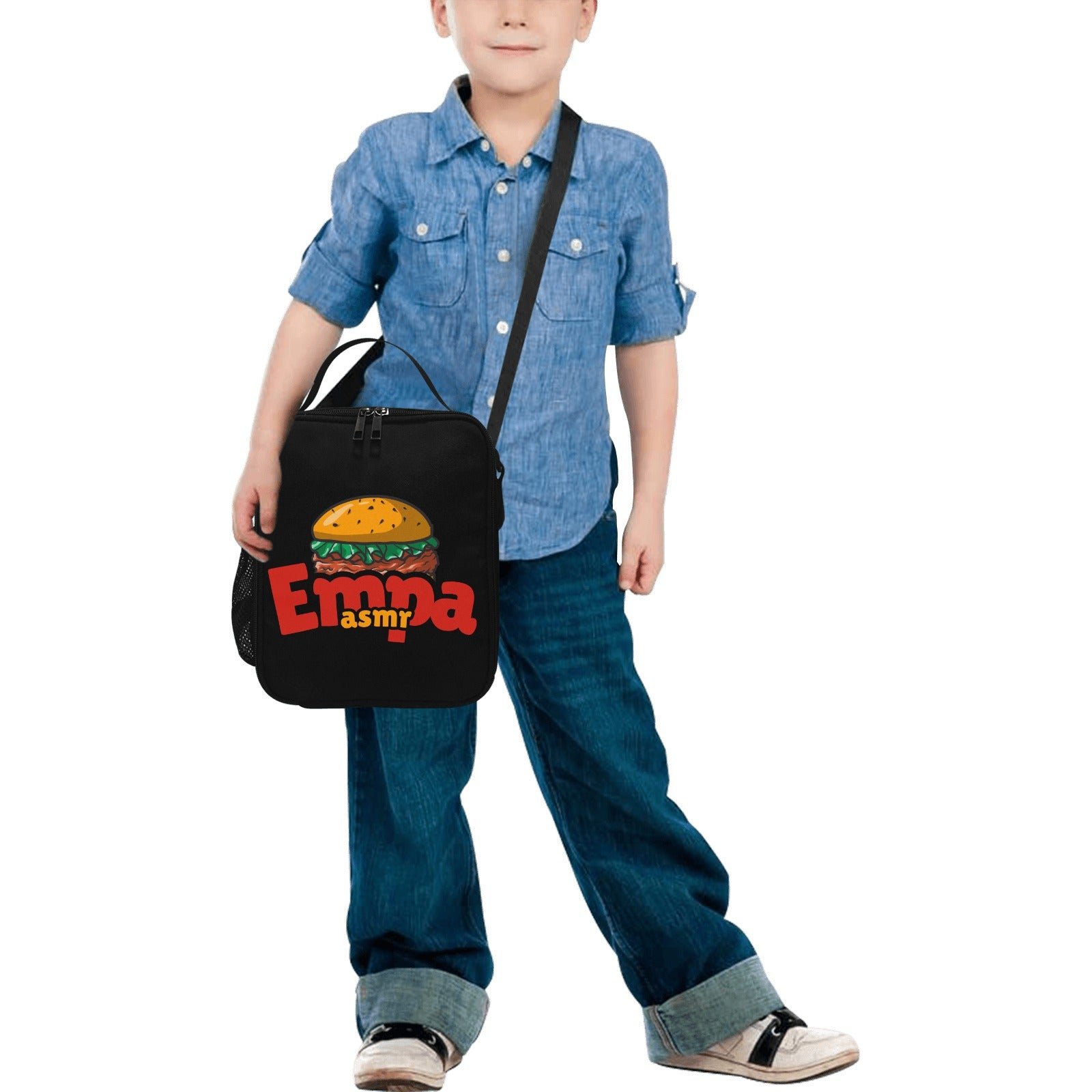 Featured image for 'Empa ASMR Crossbody Lunch Bag for Kids (1722)  Durable 1200D Nylon, Insulated, with Detachable Shoulder Strap & Top Handle'