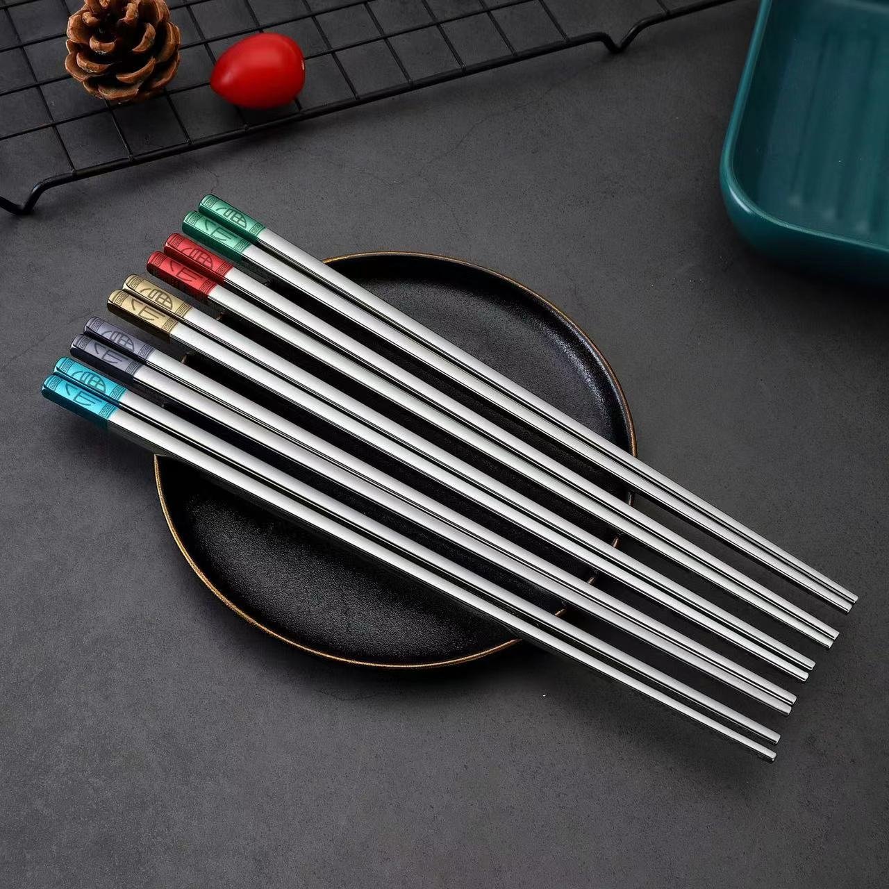 Featured image for 'Empa ASMR Stainless Steel Blessing Chopsticks – Elegance in Every Bite!'